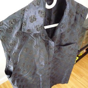MAX AZRIA  SLEEVELESS SHIRT SIZE M